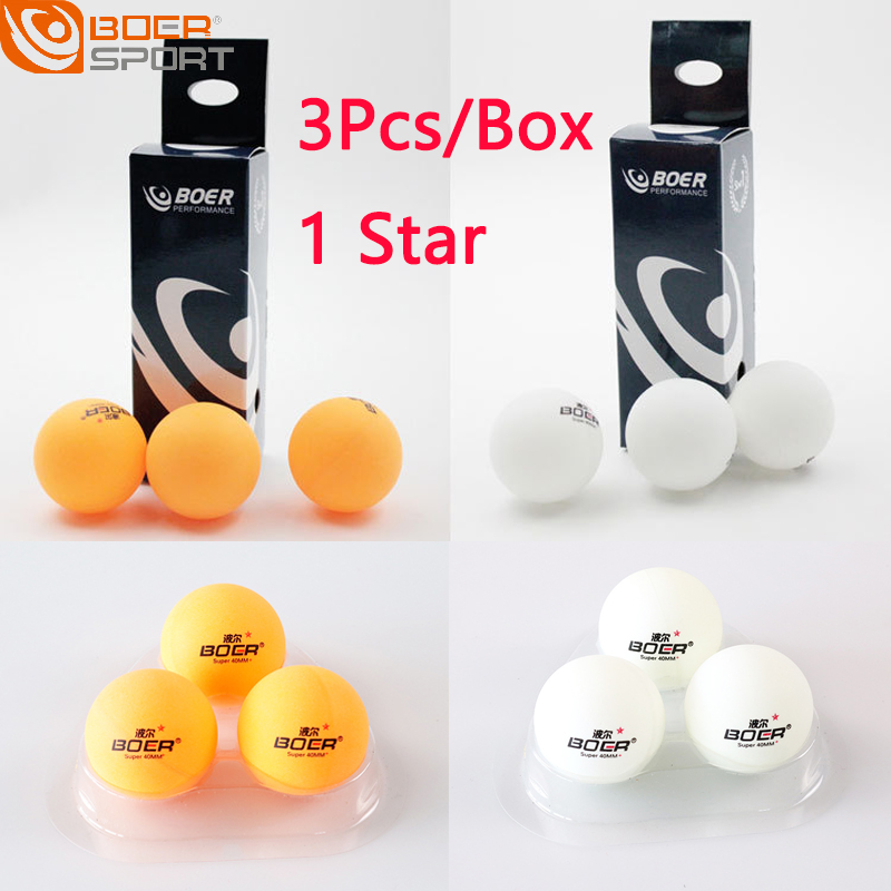 Ping Pong Ball Set - 3Pcs/Box Table Tennis Balls 1Star Professional