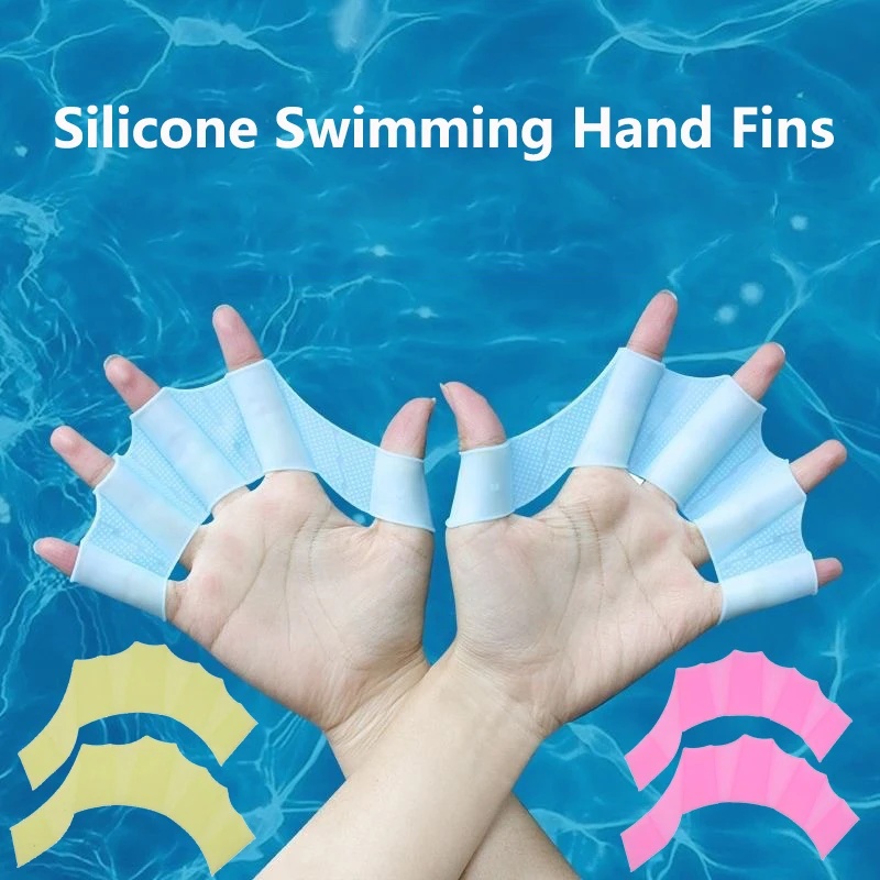 Sports Equipment 8 Year Old - 1-3pairs Silicone Swimming Hand Fins Flipper
