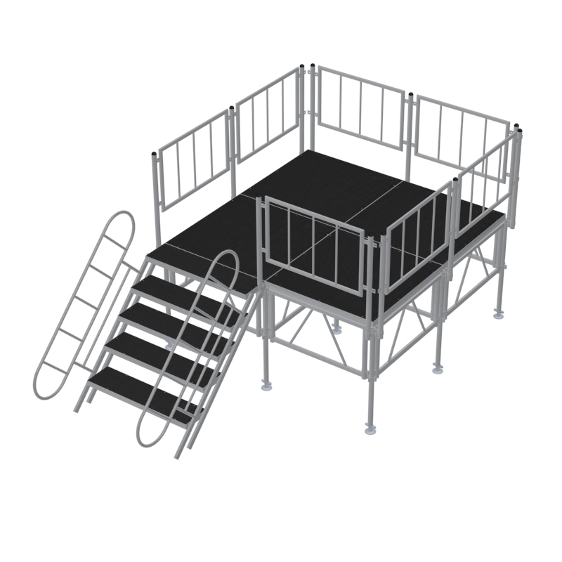 Aluminum Stage Platform with A - Gymnastics Beam Floor 评论和价格