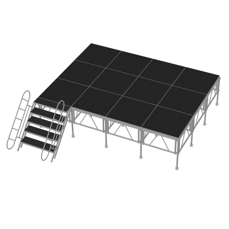 Aluminum Stage Platform with A - Gymnastics Beam Floor 评论和价格