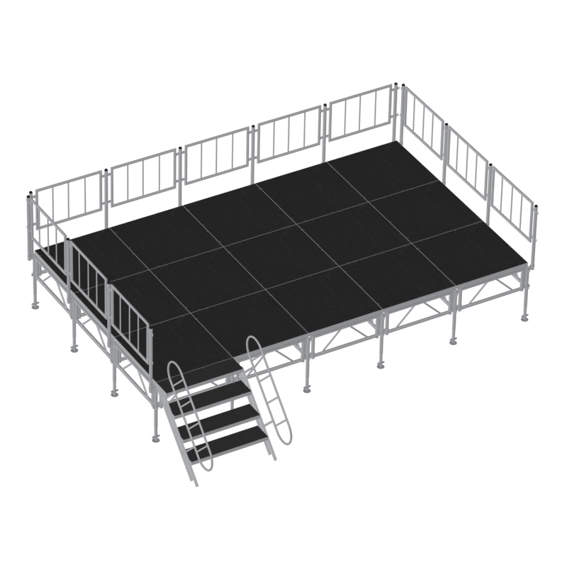 Aluminum Stage Platform with A - Gymnastics Beam Floor 评论和价格