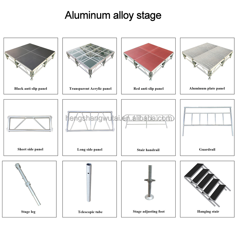 Aluminum Stage Platform with A - Gymnastics Beam Floor 评论和价格