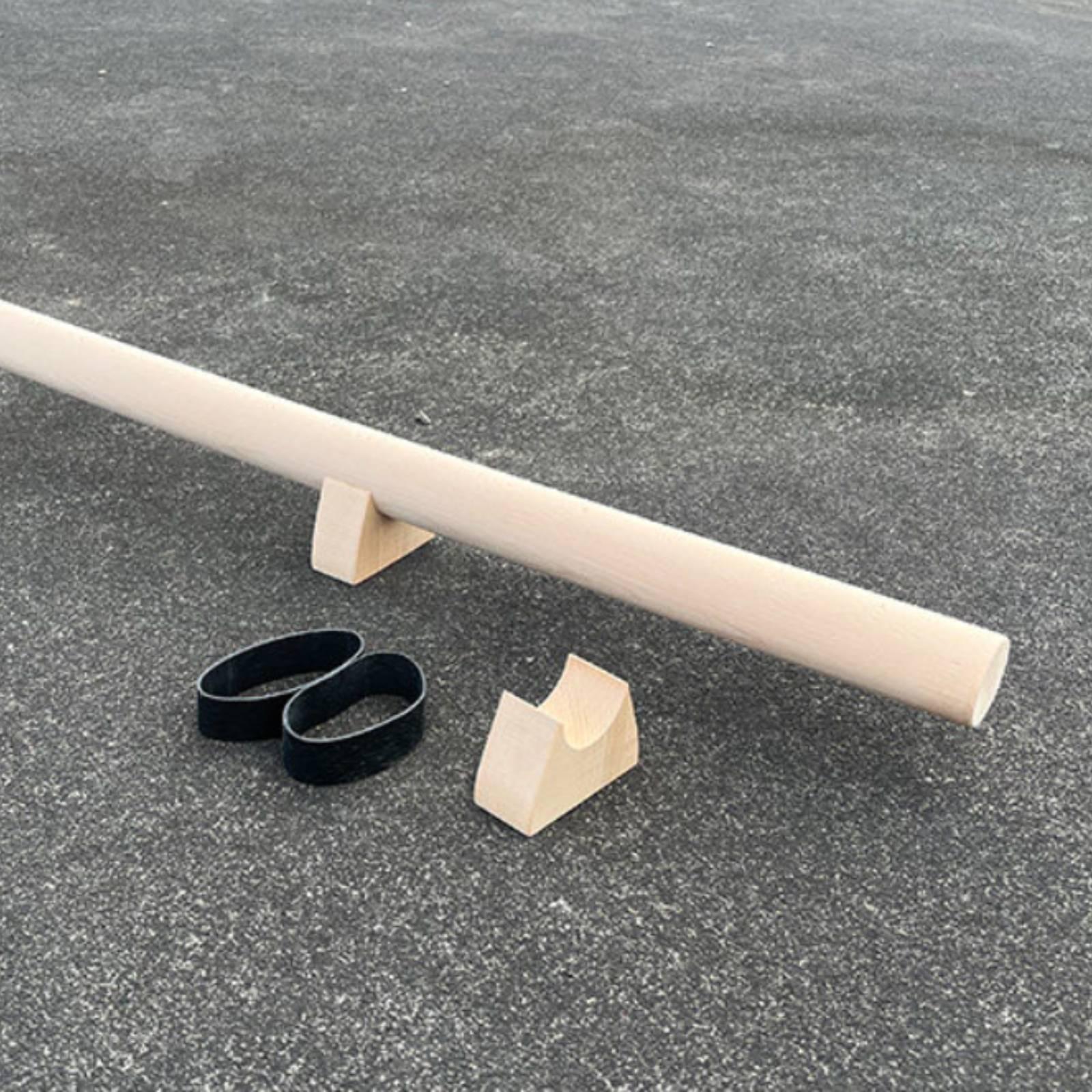 Wooden Balance Beam Cylindrica - Gymnastics Beam Floor 评论和价格