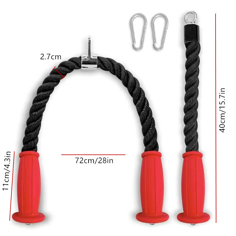 Ergonomic Tricep Ropes Non-Sli - Sports Equipment Names 评论和价格