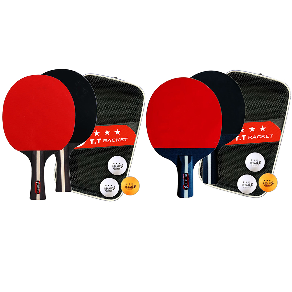 Table Tennis Racket 2 Rackets  - Ping Pong Ball Set 评论和价格