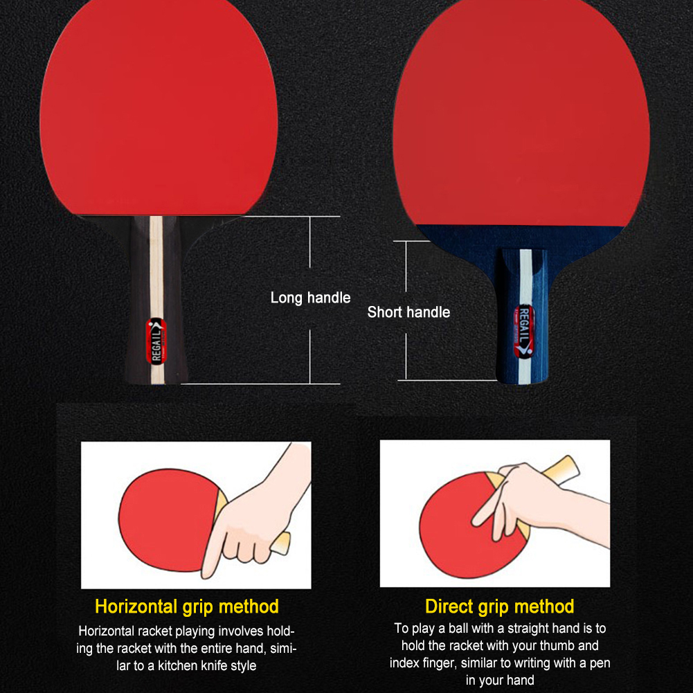 Table Tennis Racket 2 Rackets  - Ping Pong Ball Set 评论和价格
