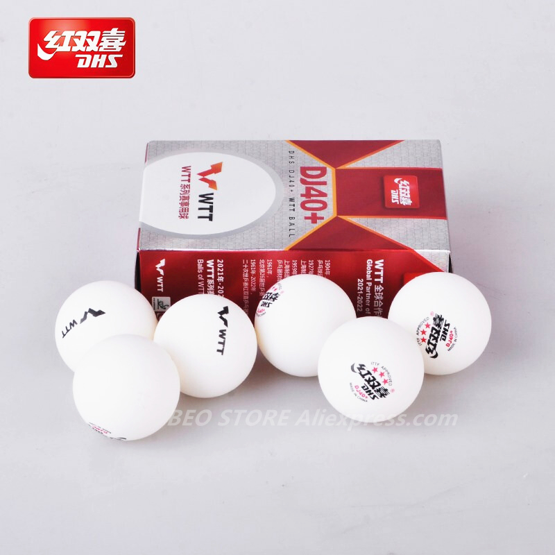 DHS DJ40+ 3-Star WTT Competiti - Ping Pong Ball Set 评论和价格