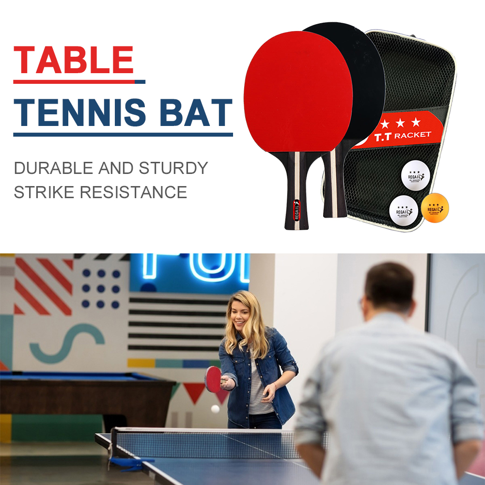 Table Tennis Racket, 2 Rackets - Ping Pong Ball Set 评论和价格