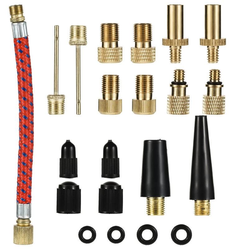 21PCS Bicycle Tire Inflator Ki - Basketball Pump Needle 评论和价格